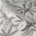 Rasch|Papier peint minimaliste dessin fleuri gris|Floral