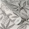 Rasch|Wallpaper minimalist gray floral design|Floral