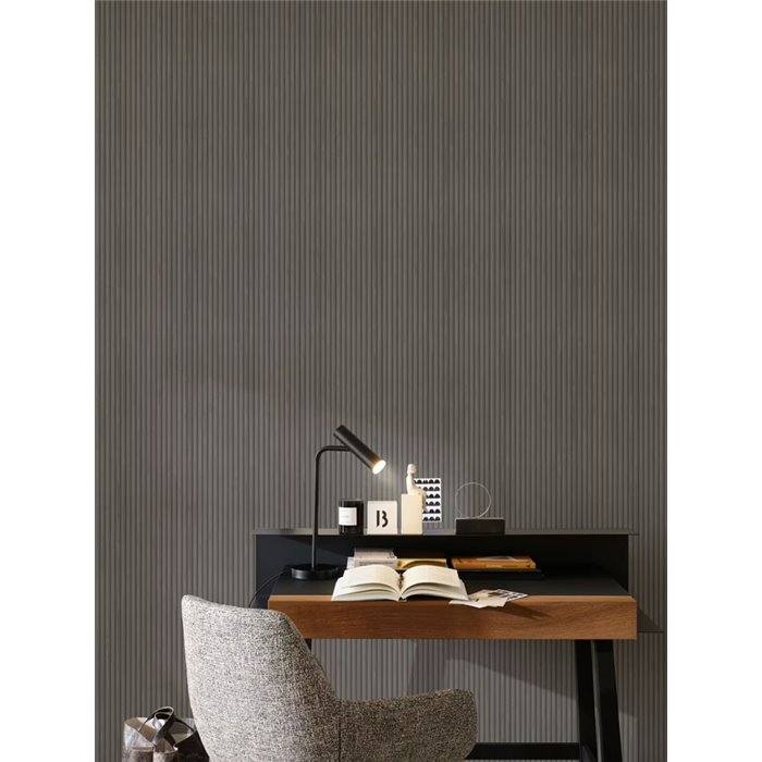 Papel pintado listones efecto madera gris - Rasch Schöner Wohnen 600858