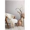 Marburg|Papier Peint texture effet lin gris, style minimaliste|Imitation Tissu