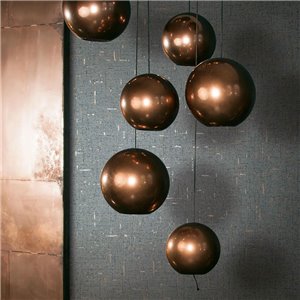 Marburg|Wallpaper with greige linen effect and metallic reflections|Fabric Imitation 2