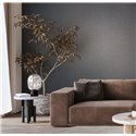 Marburg|Wallpaper linen effect texture anthracite metallics|Fabric Imitation