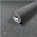 Marburg|Papier Peint texture effet lin anthracite métallisé|Imitation Tissu