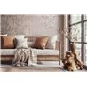 Marburg|Tapeten Blumenblüten beige und silber, Textileffekt|Modern