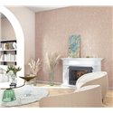 Marburg|Tapeten Blumenblüten beige und silber, Textileffekt|Modern