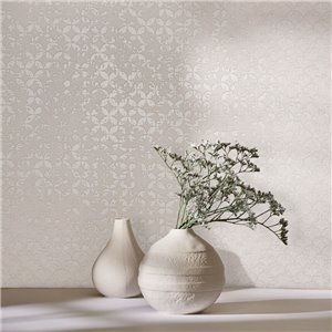 Caselio|Fröhliche Blumentapete in Schwarz und Ocker|Modern 2