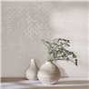 Marburg|Papier Peint floral moderne pétales métalliques blanc crème|Moderne