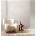 Marburg|Papier Peint floral moderne pétales métalliques blanc crème|Moderne