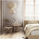 Marburg|Papier Peint floral moderne pétales métalliques blanc crème|Moderne