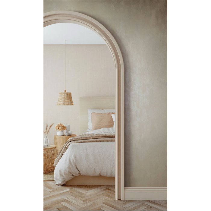 Marburg|Papel pintado efecto cemento desgastado beige brillo|Imitacion Estuco