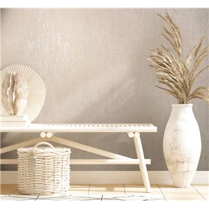 Marburg|Minimalistische beige Tapete mit einer gealterten Putzoptik|Stuckimitat 2