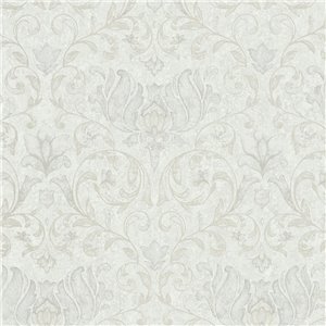 Marburg|Papel pintado ornamental efecto hormigón gris|Damasco