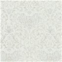 Marburg|Tapete grau Damast mit floralen Motiven und Schnörkeln|Damast