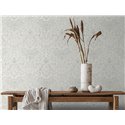 Marburg|Papier Peint damas gris avec motifs floraux et volutes|Damas