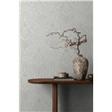Marburg|Tapete grau Damast mit floralen Motiven und Schnörkeln|Damast