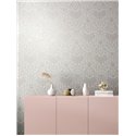 Marburg|Wallpaper white and beige damask with flowers and scrolls|Damask
