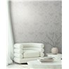 Marburg|Wallpaper white and beige damask with flowers and scrolls|Damask