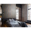 Marburg|Wallpaper anthracite stone with aged plaster effect|Stucco Imitation