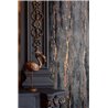 Marburg|Wallpaper anthracite stone with aged plaster effect|Stucco Imitation