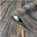 Marburg|Wallpaper anthracite stone with aged plaster effect|Stucco Imitation