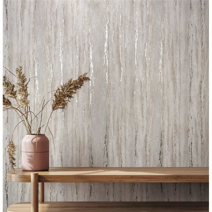 Marburg|Wallpaper stone plaster effect in beige and gray|Factory Style