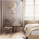 Marburg|Wallpaper eroded greige stone texture|Factory Style