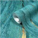 Marburg|Wallpaper eroded turquoise green texture|Factory Style