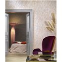 Marburg|Moderne Tapete mit Blättern und Fächern, in Nude-Pink und Silber|Tapeten