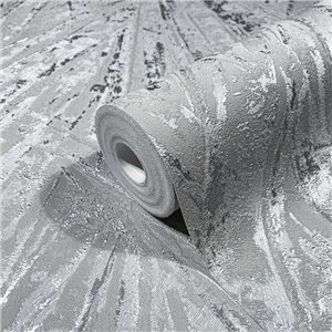 Marburg|Papel pintado moderno hojas y abanicos, rosa nude y plata|Papel Pintado
