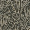 Marburg|Contemporary wallpaper with black and gold lines and leaves|Modern