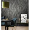 Marburg|Wallpaper modern black waves|Modern