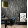 Marburg|Tapete moderne schwarze Wellen|Modern