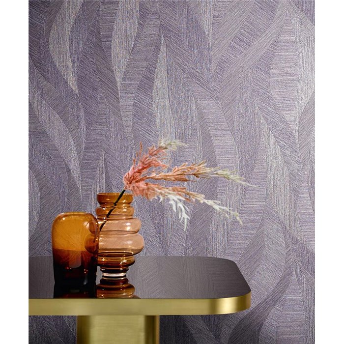 Marburg|Wallpaper modern violet waves|Wallpaper