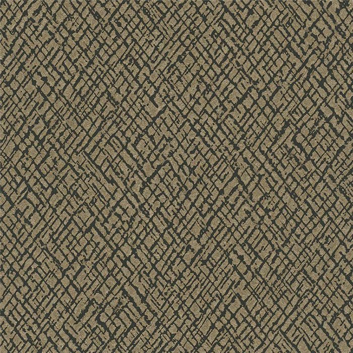 Papel pintado mosáico estilo étnico dorado y negro moderno - Marburg Papis Loveday 33715