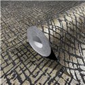 Marburg|Wallpaper mosaic in modern ethnic gold and black style|Modern
