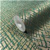 Marburg|Papier Peint mosaïque style ethnique doré et vert moderne|Papier Peint