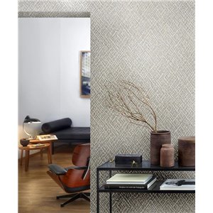 Marburg|Wallpaper mosaic ethnic style modern gray and silver|Modern 2