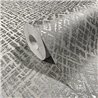 Marburg|Wallpaper mosaic ethnic style beige and modern platinum|Modern