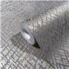 Marburg|Wallpaper mosaic ethnic style modern golden and gray|Modern