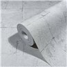 Marburg|Papel pintado geométrico efecto yeso gris plata moderno|Industrial