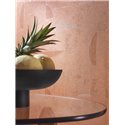 Marburg|Geometric Wallpaper with a modern silver and orange plaster effect|Wallpaper