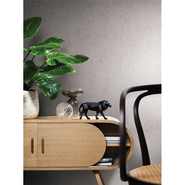 Marburg|Papel pintado textura aspecto yeso gris alta gama|Imitacion Estuco