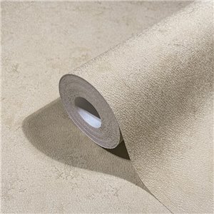 Casamance|Wallpaper plain distressed effect terracotta|Stucco Imitation