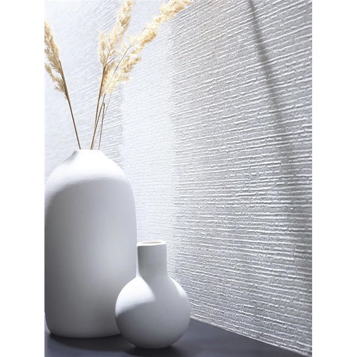 Marburg|Tapetentextur mit weißen horizontalen Linien|Minimalistisch