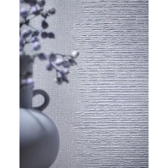 Papel pintado textura con líneas horizontales gris - Marburg Papis Loveday 33744