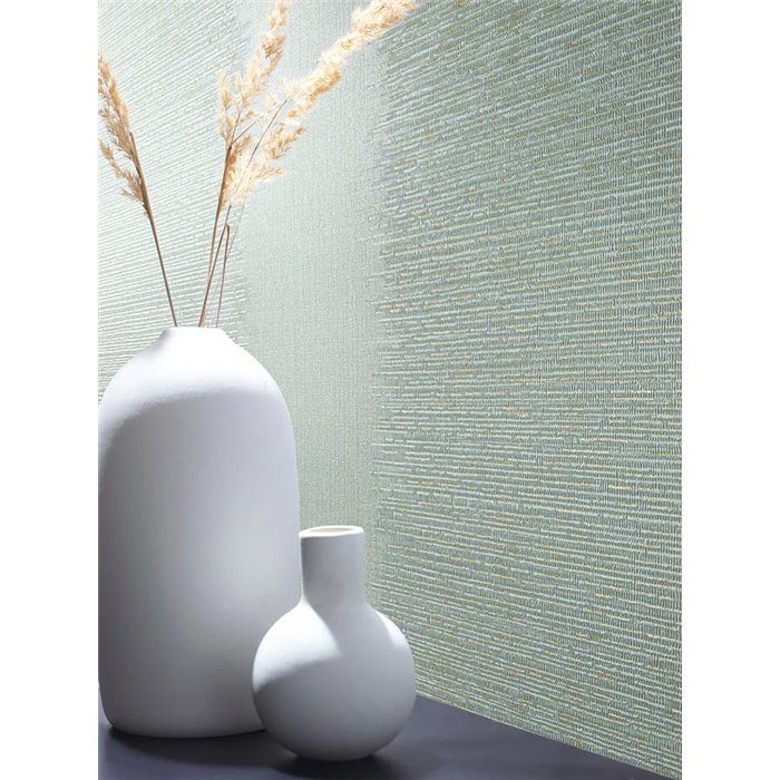 Marburg|Papel pintado textura con líneas horizontales verde|Moderno