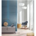 Marburg|Wallpaper texture with petroleum blue horizontal lines|Modern