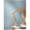 Marburg|Timeless turquoise blue striped plain wallpaper|Solid Colors