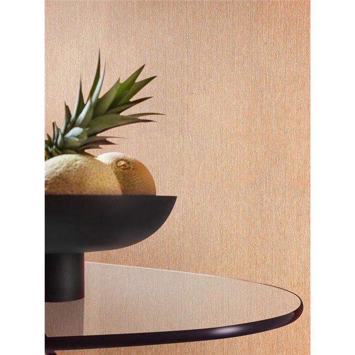 Marburg|Timeless plain striped brown and orange Wallpaper|Solid Colors