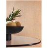 Marburg|Timeless plain striped brown and orange Wallpaper|Solid Colors